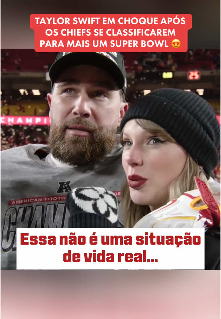 Simplesmente incrível! 😍😍 #nflbrasil #nfl #traviskelce #taylorswift #chiefs #SuperBowl 