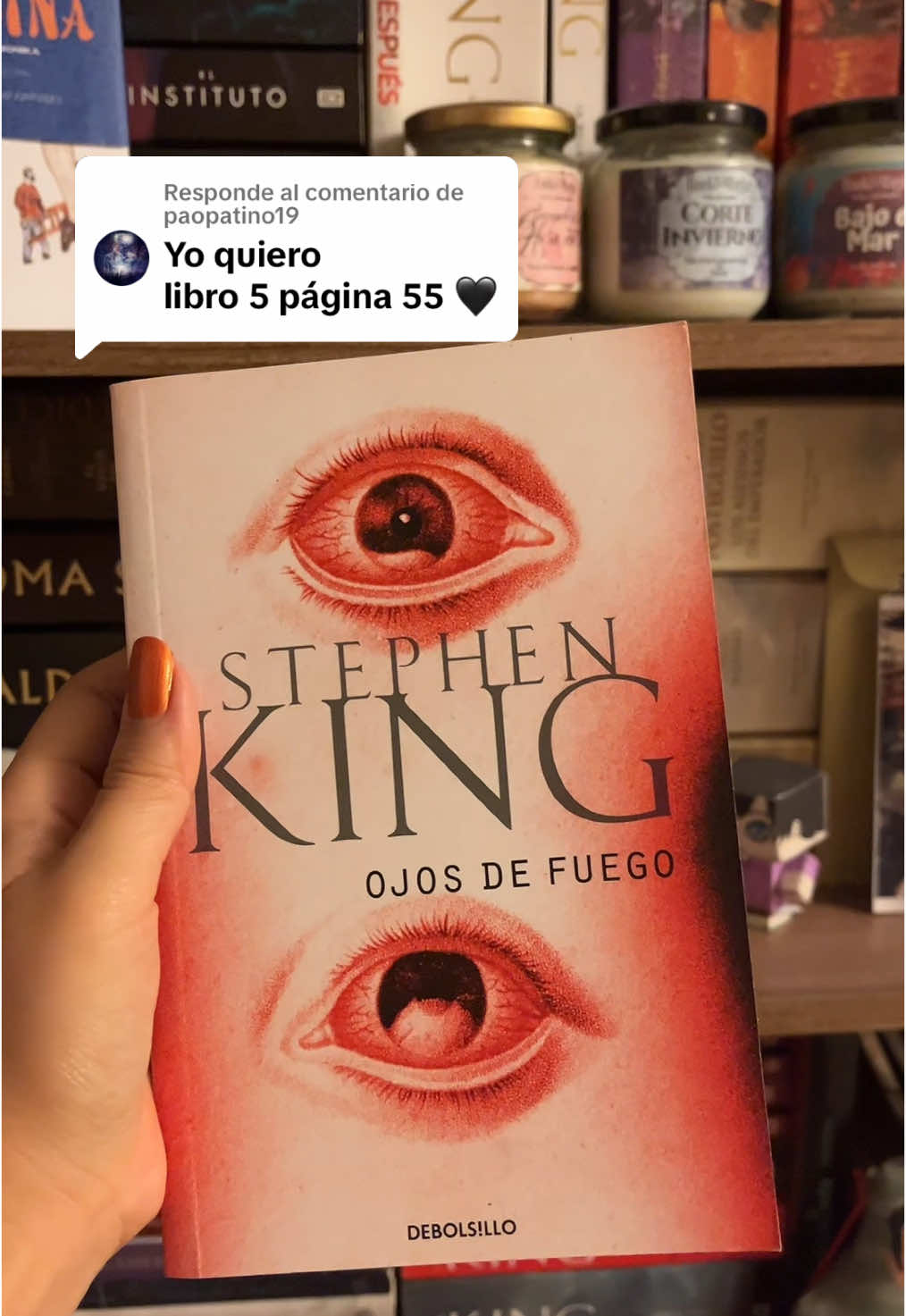 Respuesta a @paopatino19 uno muy especial 🖤 #librosen60seg #stephenking #mensajesatravesdeloslibros 