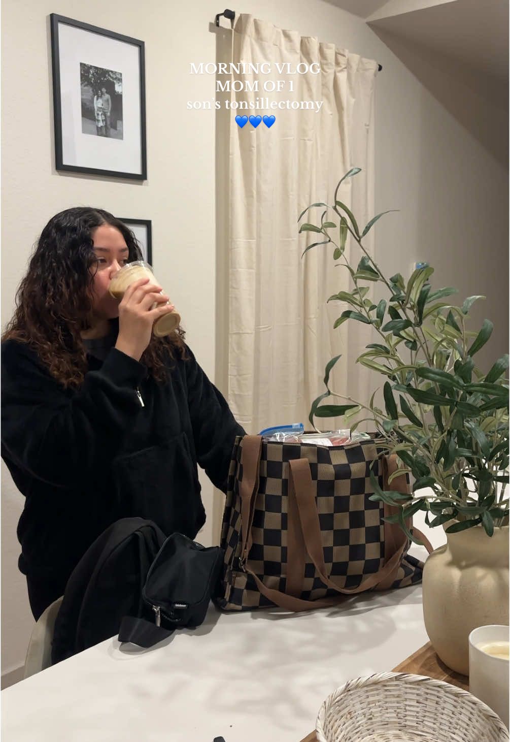 We were able to come home 🥰 #morningvlog#morninginmylife#morningasamom#surgeryday#tonsillectomy#momof1#getreadywithme#skincare#packingmybag#coffeeathome#coffeaesthetic#youngmom