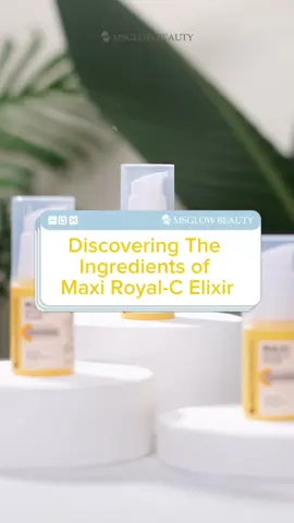 Siapa disini yang udah cobain maxi royal-c elixir MSGLOW Beauty?? 🤩✨ #SkinBoosterRevolution #MSGLOWBEAUTY #msglow 