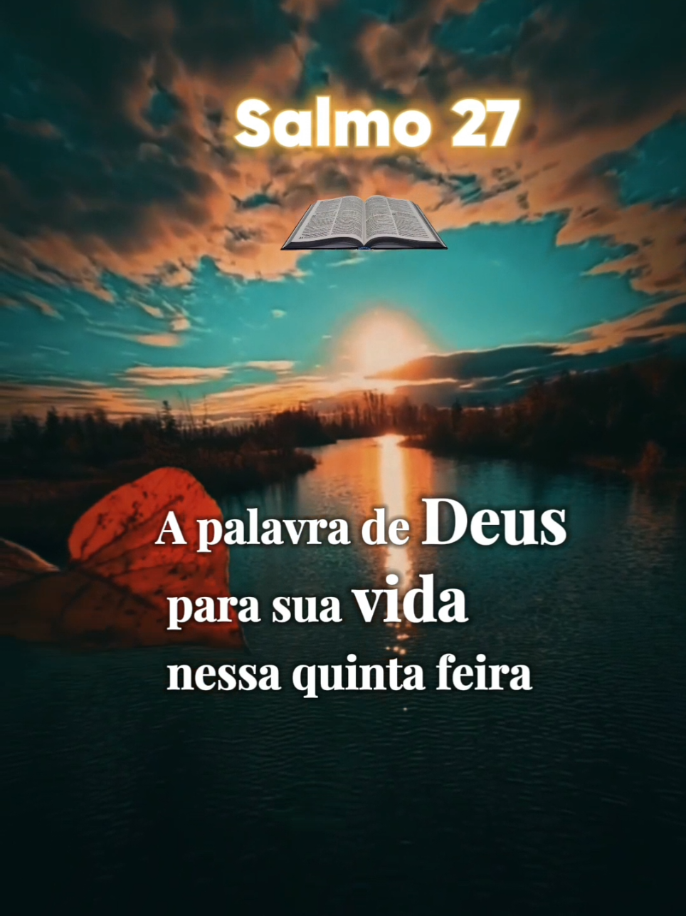 Palavra de Deus para sua quinta-feira! #oração #versiculosbiblicos #gratidão #benção #palavradedeus #palavradodia #cristãosnotiktok #bomdia #quintafeira #salmo #salmo27 