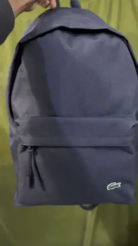 Lacoste Backpack Available🐊 Price: 12,500 100% Authentic  Dm Us For More Information‼️ Island Wide Delivery Available🚚📦  #fyp #fypviralシ 
