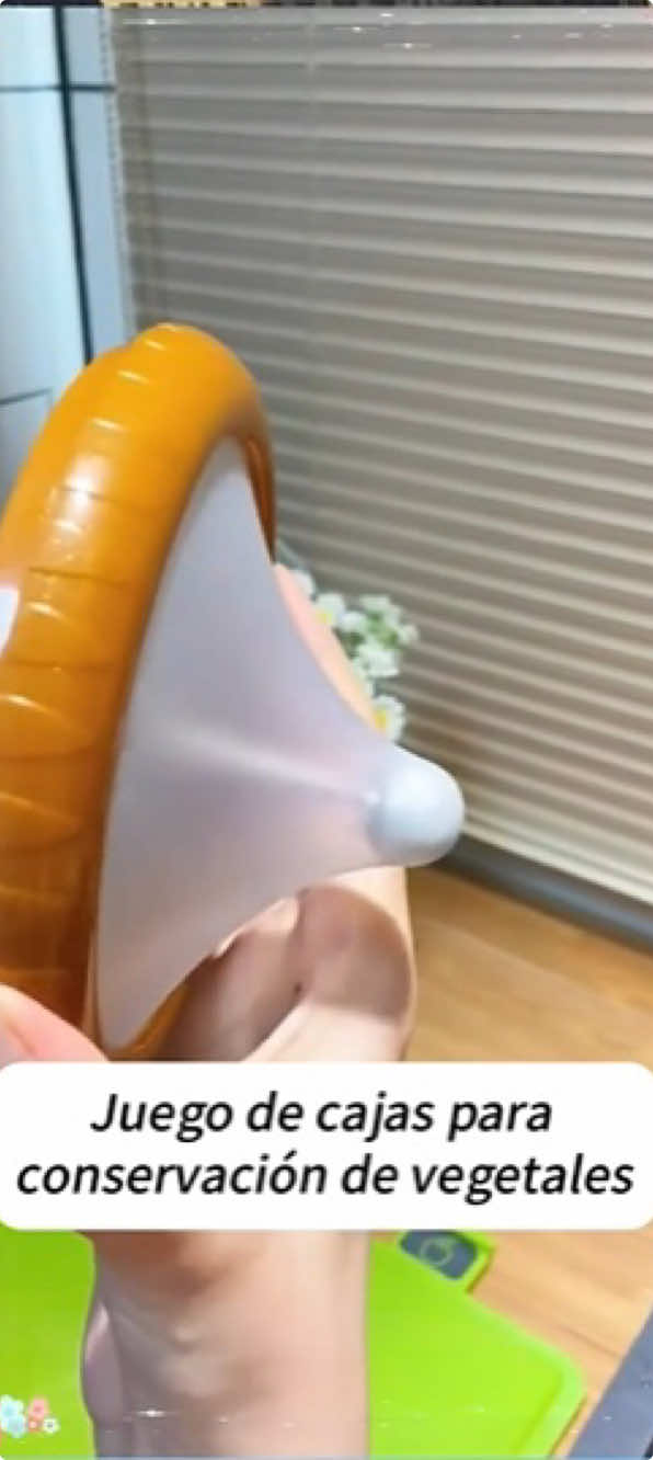 Juego de caias para conservación de vegetales. 4 unidades por set, caja transparente para almacenamiento de alimentos con tapa, ideal para frutas y verduras en el refrigerador, herramientas de cocinal