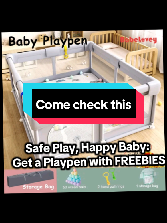 PLAYPEN WITH FREEBIES!! 😱😱😱 #affiliatetiktok #trendingvideo #follower #viral  #play 