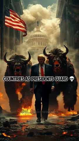 COUNTRIES AS PRESIDENTS GUARD 💀  If you want to create content like this, click the link in my bio 🧙‍♂️ #countries#midjourneyai#aiart 