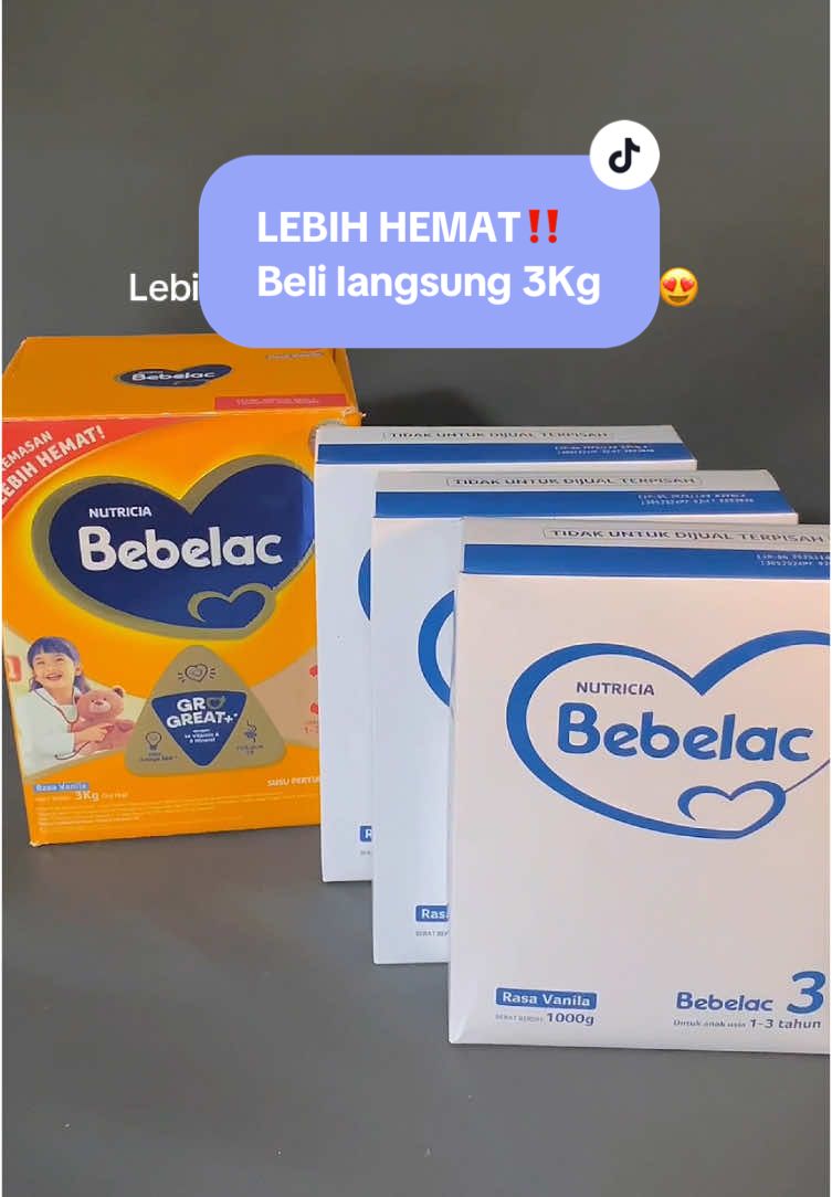 Bebelac 3000gram paling murah sih daripada beli per 200gram an 😍 Ada yg sama mom sufornya🤗 #bebelac3vanila #bebelacpromo #bebelacvanilla3000gr #bebelac3kg 