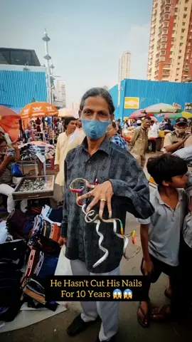 longest nails in the world 😲 🇮🇳  #india #mumbai #viral 