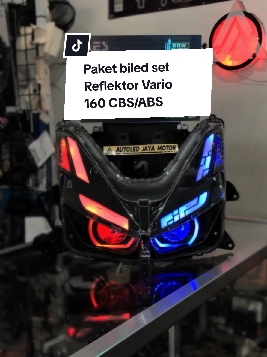 Ready stok bosku paket biled aes experience v2 fullset reflektor Vario 160 CBS/ABS alis rgb mode belang control hp pembelian bisa langsung datang ke store/ order secara online.. #vario160 #variomodifikasi #vario160 #vario160cc #vario160konten #vario160new #varionistyindonesia #varionisty #varionisty_indonesia #vario160abs #vario160cbs #bullaes #bullaesindonesia 