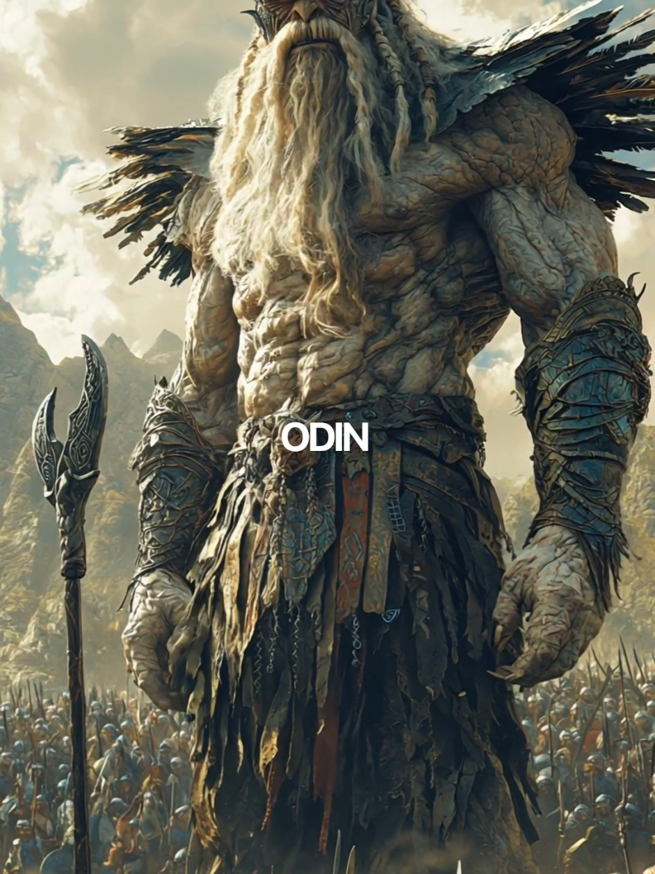 Odin — the god of war, wisdom, and magic in Norse mythology, ruler of Asgard. #aigenerated #war #odin #mythology #godofwar #theabyssodyssey #warriors 