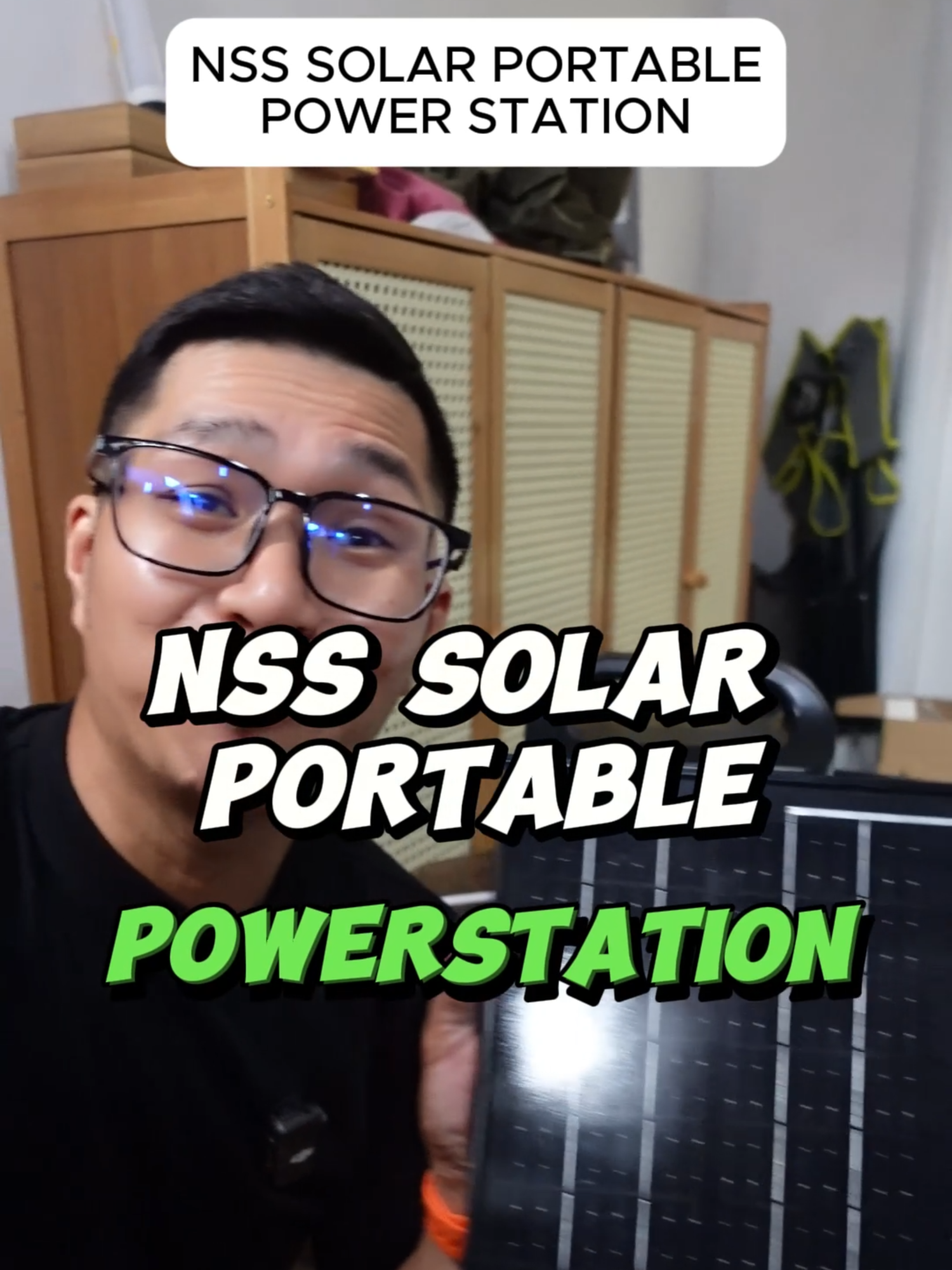 PEACE OF MIND MASKI MAWALAN NG KURYENTE DAHIL NAKA NSS Solar Portable Powerstation 150W Max Output 144Wh 220V with Built-in LIGHT #caremergency #solar #portablepowerstation #campingessentials #emergencypower #chargingstation #caressentials #solarpowerbank #workfromhome #generator #solarpanel #solarlight