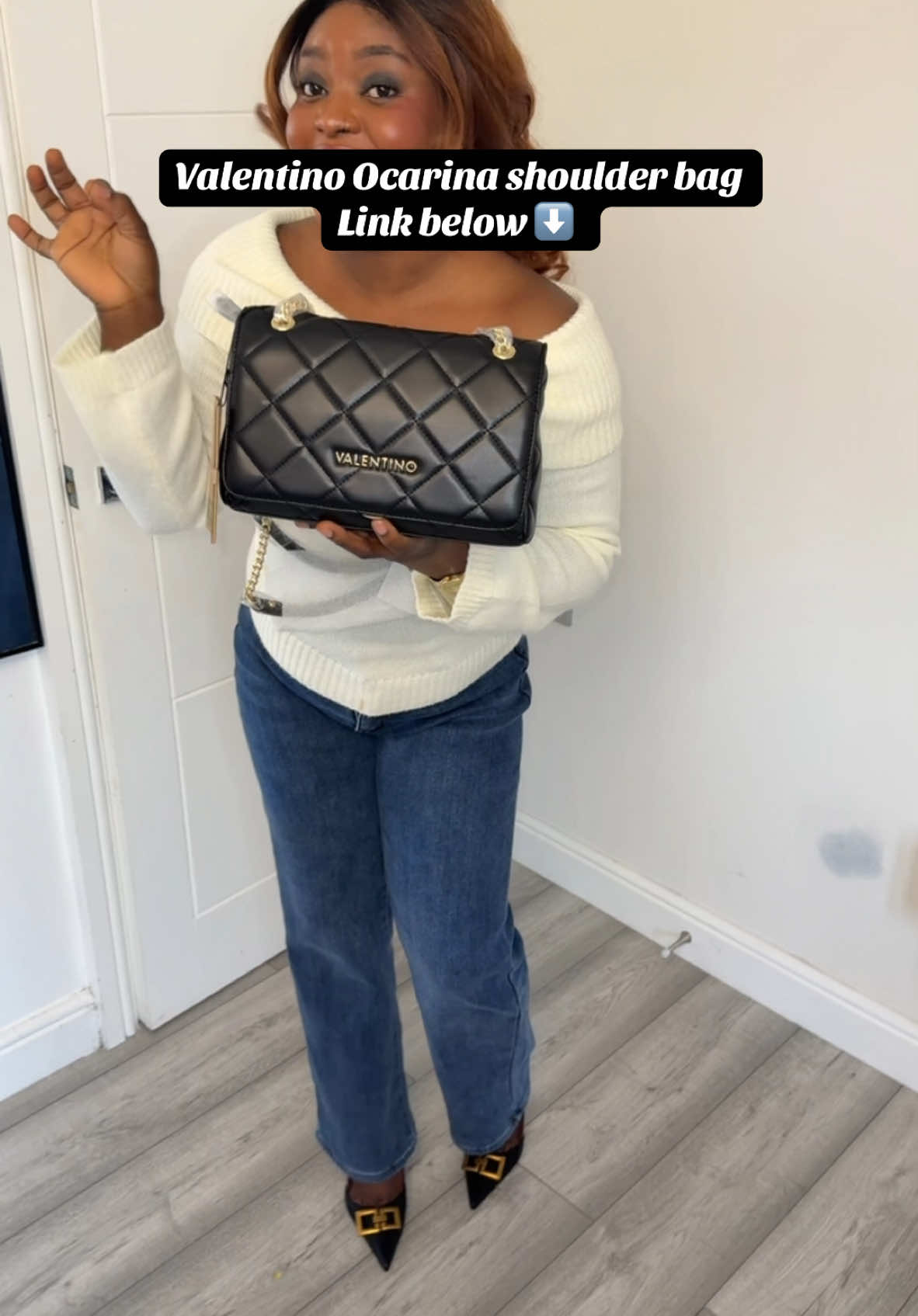 Biggest girl in town 🥰🥰🥰 #luxurybag #valentinobeauty #valentinoocarina #desginerbag #designer 