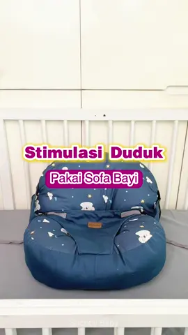 Ayo stimulasi sikecil untuk duduk pake #bantalsofa ini bun, lebih mudah dan aman #sofabayi #milloseries #snobbybaby 