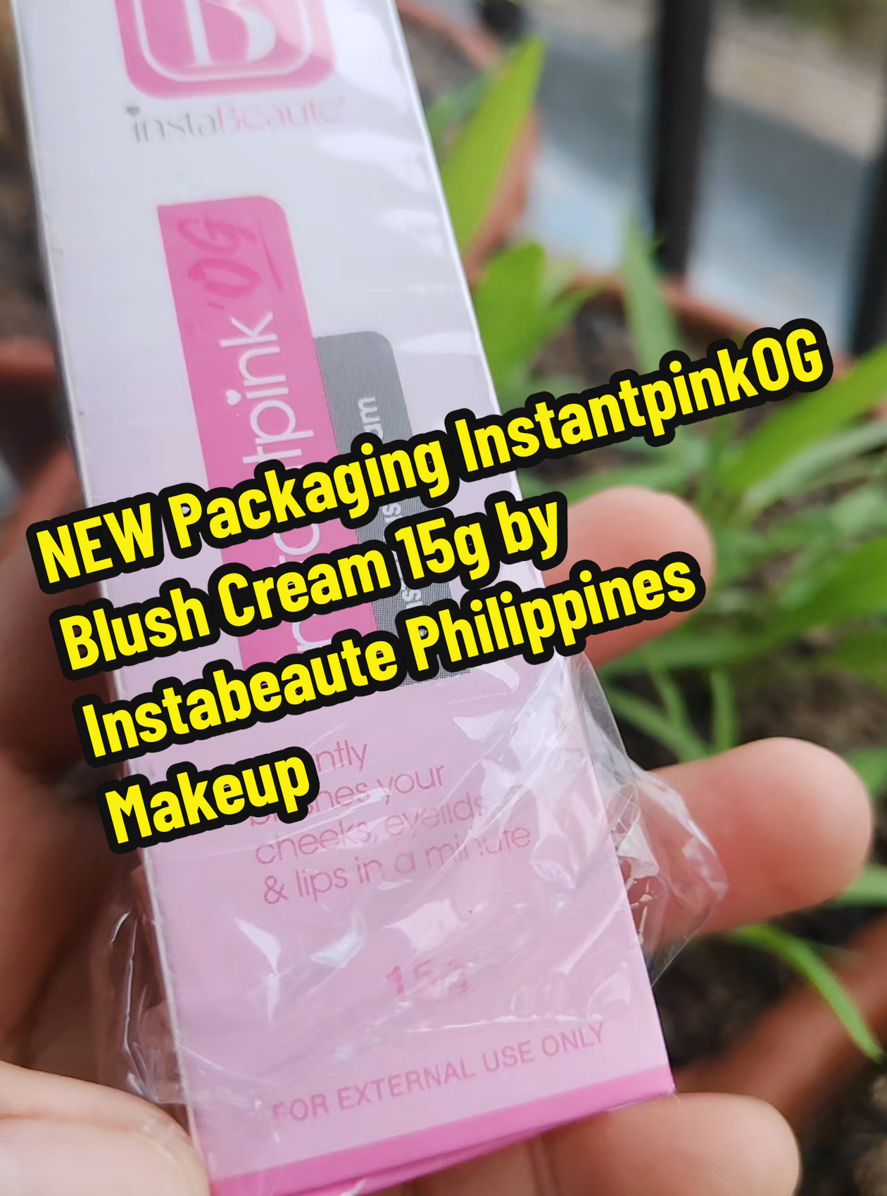 NEW Packaging InstantpinkOG Blush Cream 15g by Instabeaute Philippines Makeup Cosmetic #blush #cosmetics #women #skincare #skincareroutine #cream #bueaty 