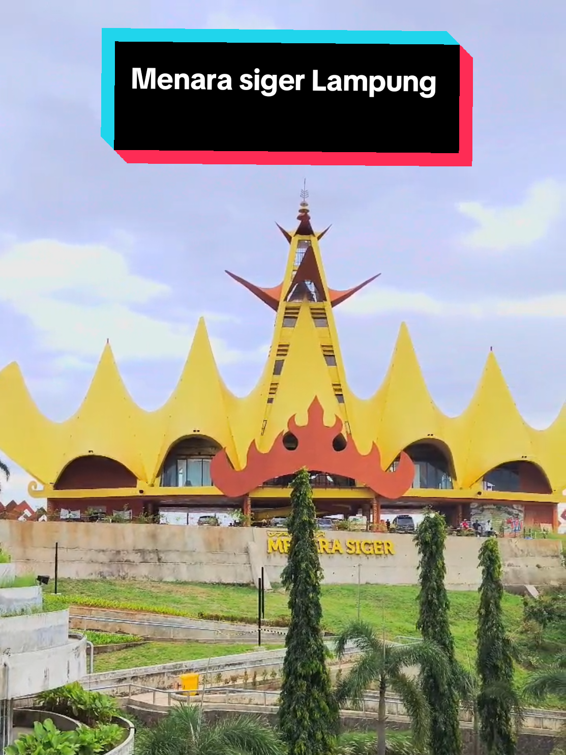icon Lampung menara siger  Bakauheni Lampung selatan #lampungtiktok❤ #bakauheni #viralvideo #lampungpride #fypシ゚viral #fyppppppppppppppppppppppp #indonesia #menarasiger #lampung 