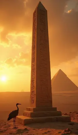 La salutation au Soleil de l'Ibis 🌅🙏🏼 A mystical Egyptian sunset where an ancient obelisk rises against the Great Pyramid of Giza, their shadows dancing in the golden light while a sacred ibis stands as a silent guardian. Nature live wallpaper. #AncientEgypt #GreatPyramid #gizaplateau #DesertSunset #Hieroglyphs #SacredIbis #MysticalVibes #EgyptianMystery #visualpoetry#animatedwallpaper #naturelivewallpaper 🎵Buddha's Lounge - Egyptian Meditation - Temple of Light (Duduk Music)