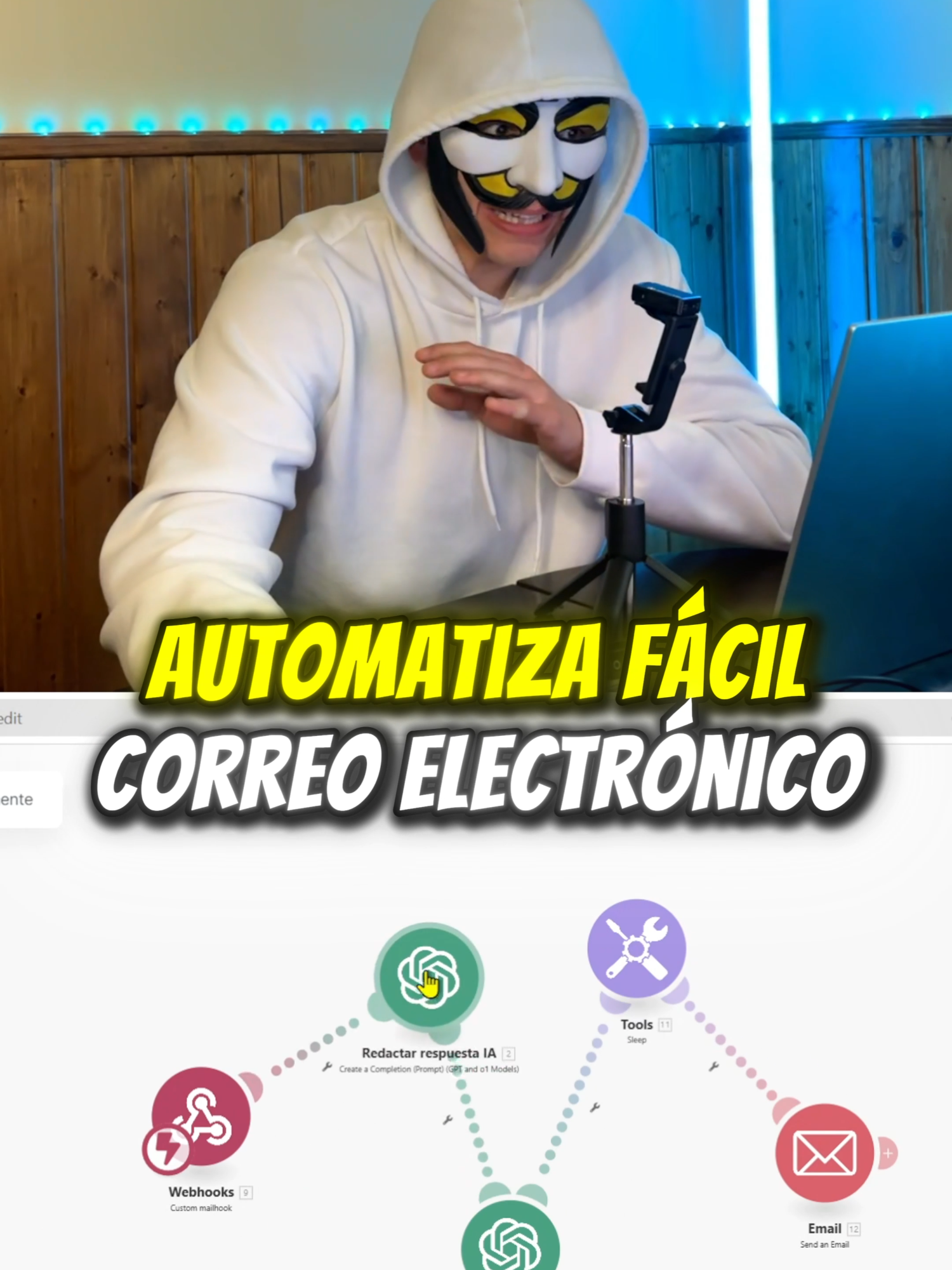 Así puedes automatizar tu bandeja de entrada para que la inteligencia artificial lea y conteste todos tus emails, con este sencillo flujo de Make. Esta automatización y muchas más las explico paso a paso en mi comunidad IA Automations Academy, y además te dejo descargarlas. 👉Pulsa en el link de mi perfil para acceder al precio más barato al que jamás estará. #inteligenciaartificial #ia #automatizia #iaenlinea #automatizacion #make #iaautoomationsacademy #automatizaciones #ahorratiempo #productividad #chatbot