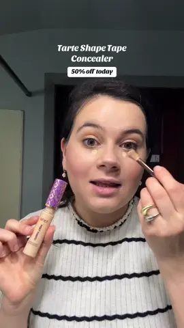 Tarte Shape Tape Concealer is 50% OFF today! This concealer is a favorite for a reason—high coverage, a matte finish, and it just works. They also have creamy and radiant versions, but the original Shape Tape is a classic. And getting it for only $16? That’s a deal you don’t want to miss! #tarteshapetape #tarteconcealer #concealer  #creatorsearchinsights 