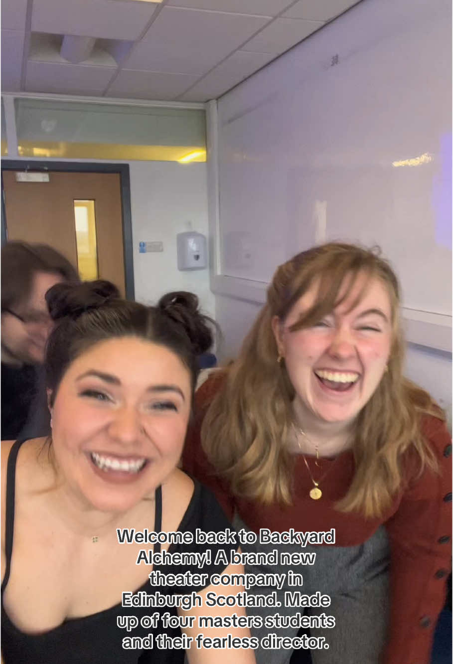 Welcome back! Who’s ready for rehearsals?? 👀 #students #masters #napier #theater #theatre #scene #nerds #theaterkids #fringe2025 #edfringe #edfringe2025 #actor #actorlife #school #Scotland #international #friendship #friendshipgoals #allarewelcome 