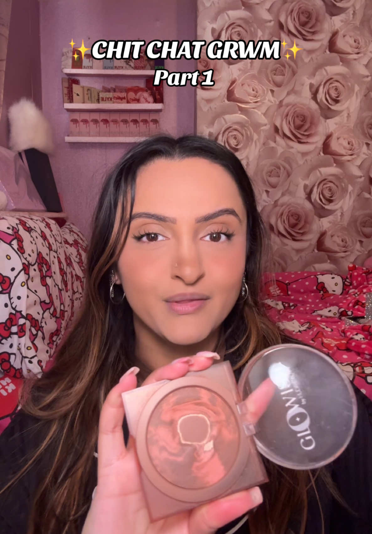 Chit chat grwm part 2 will be up later today  *some products are gifted 🩷 @hudabeautyshop @rimmellondon @lorealparisuk @elfcosmetics @Max Factor @studiolondonbysuperdrug  #lagirl #maxfactor #lorealparis #hudabeauty #hudabeautyshop #grwm #chitchatgrwm #makeup #makeuptutorial #glowybase #glowyskin #rimmellondon #fyp #foryou #foryoupage #trending #trend 