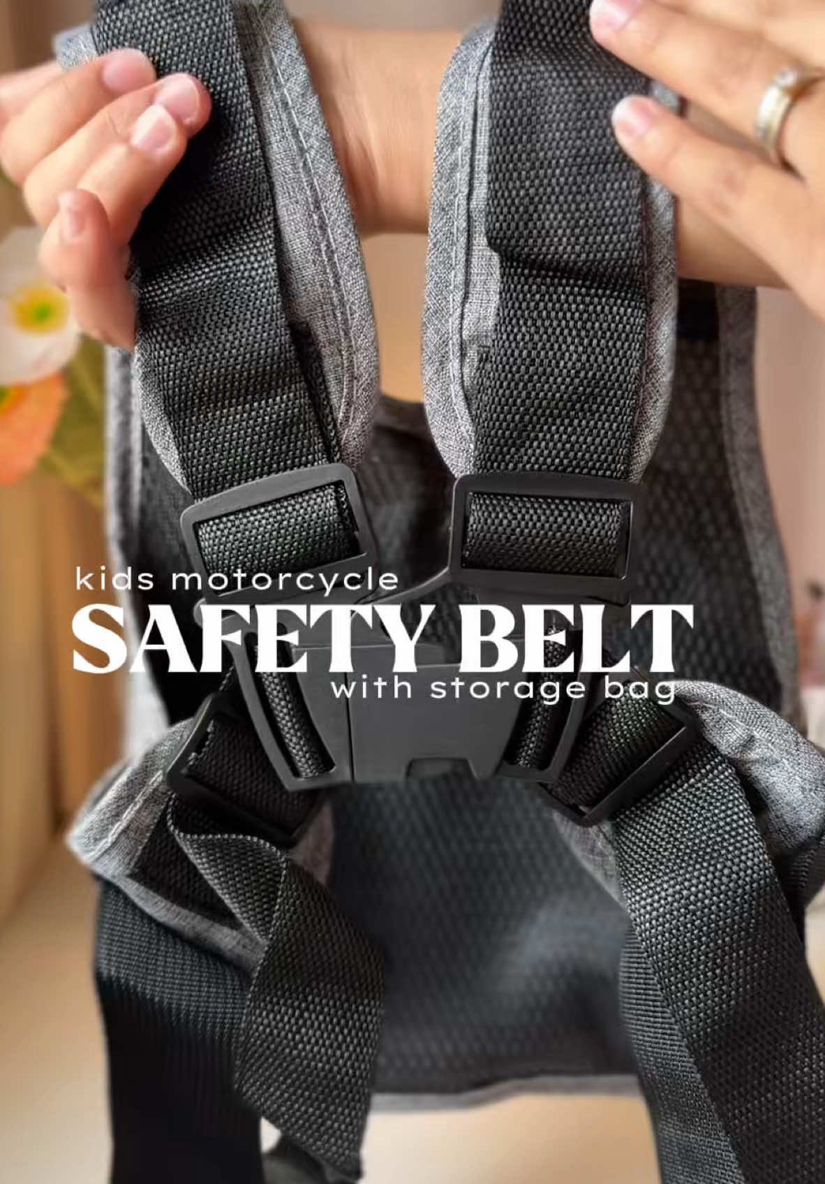 Para panatag ang loob mo, i-checkout mo na ‘to 🦺💯✨ #safetybelt #motorcycle #motorcyclesafetybeltforkids #safetybeltforkids #motorcycles #motorcyclesoftiktok #forkids #forkidspage #safety #safetyfirst #fyp #foryou 