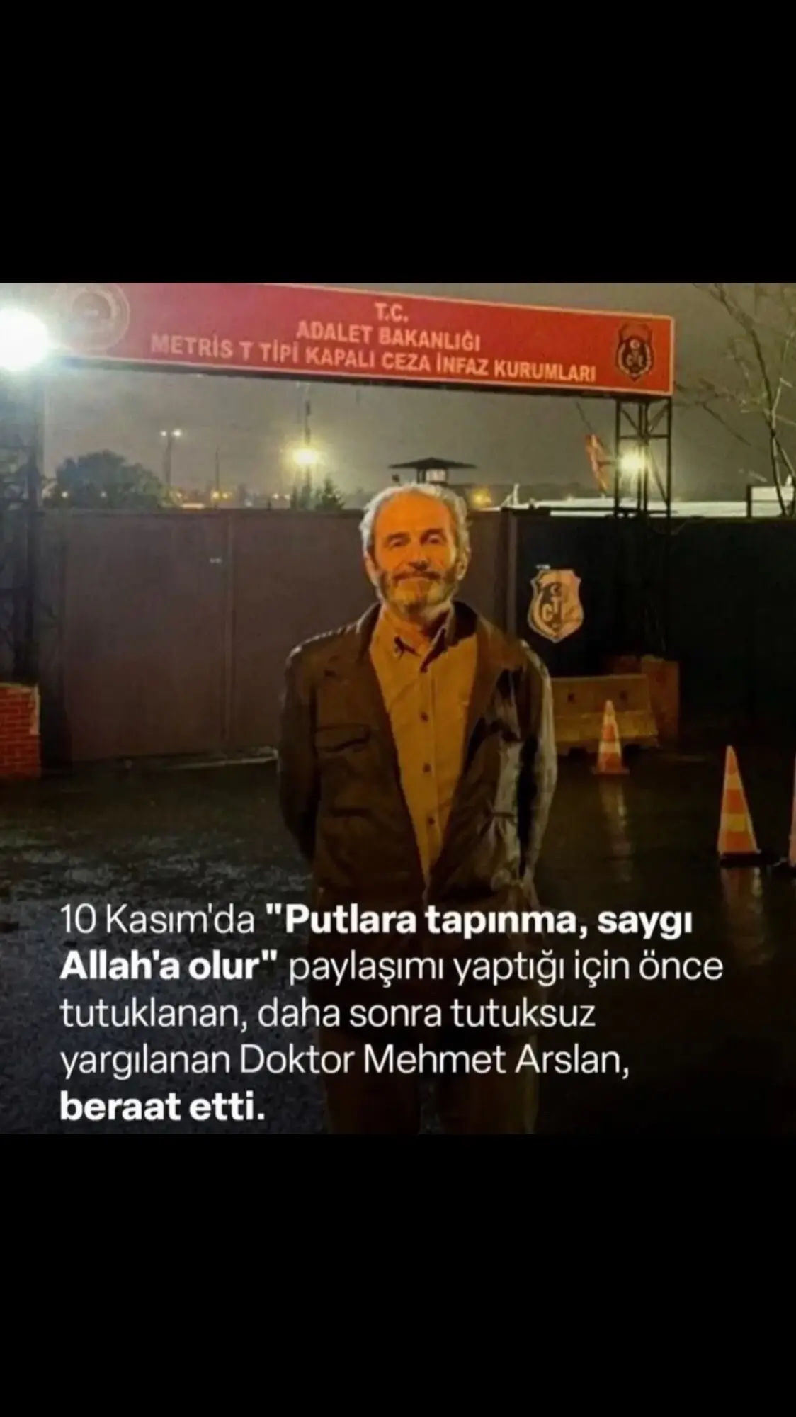 Dr. Mehmet Arslan beraat etti. #5816sayılıkanunkaldırılsın #kemalizm #kemalizmyıkılacak #kamalist #kemalist #putlaratapmayın #putlar #putlaryıkilacak☝☝☝☝ #laiklik #laiklikkahrolsun #allahuakbar #allahuekber #lailaheillallah 