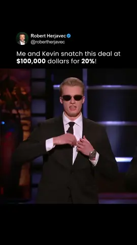This was worth every second of the pitch! #sharktank