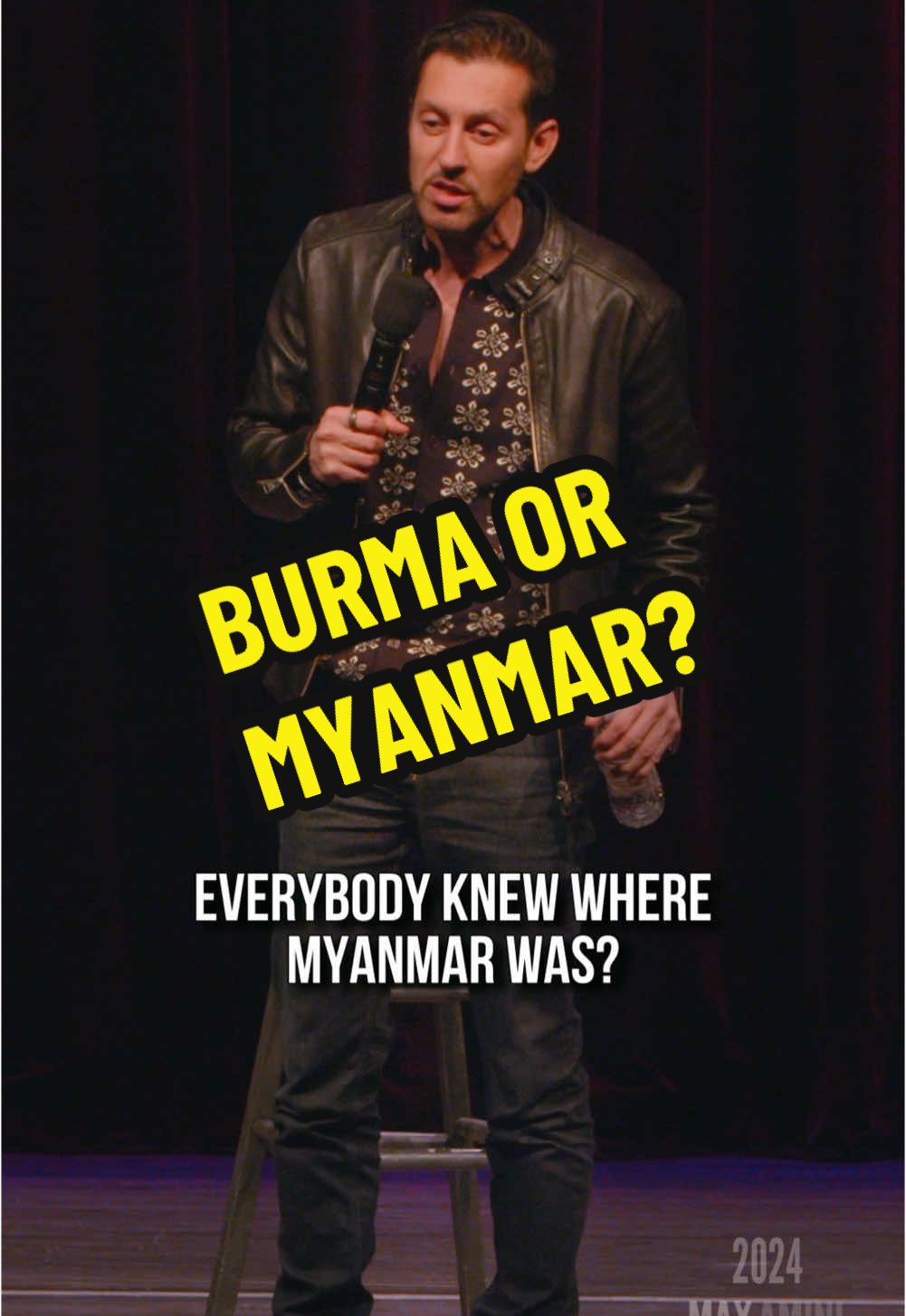The beautiful country has two names, 54 million people and somehow missed my radar 😅 Shout out to the lovely people of Myanmar (Burma?)! #myanmar #geographyfail #maxamini #standupcomedy #fyp 