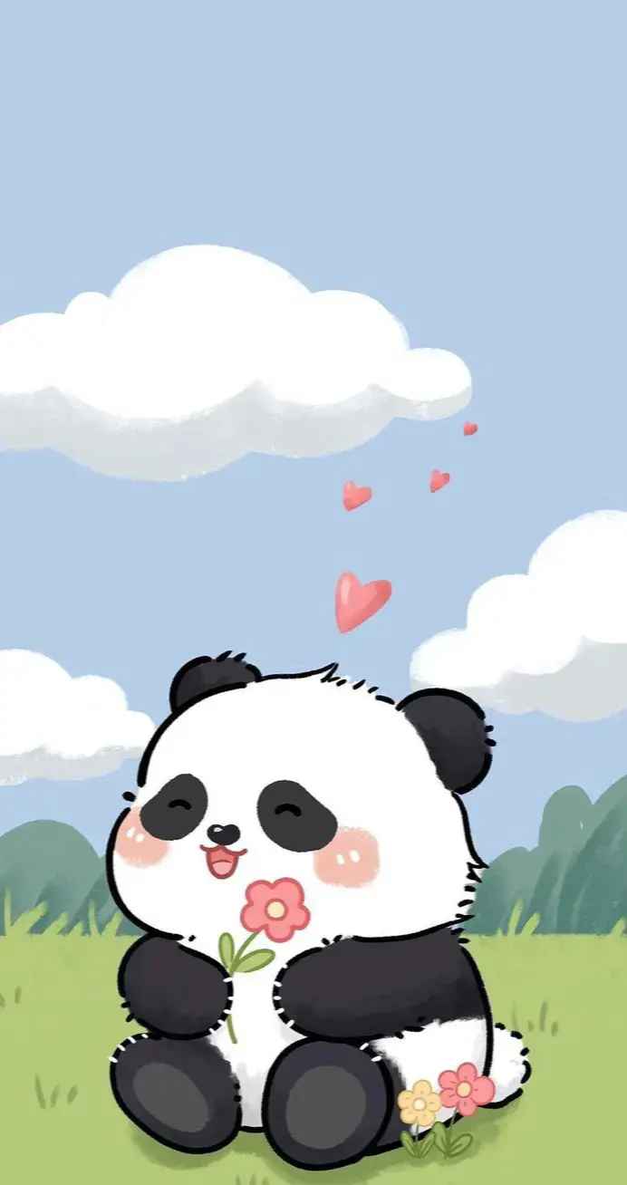 Ai thích gấu trúc thì bơi vào đây ( một số hình nền gấu trúc cute)