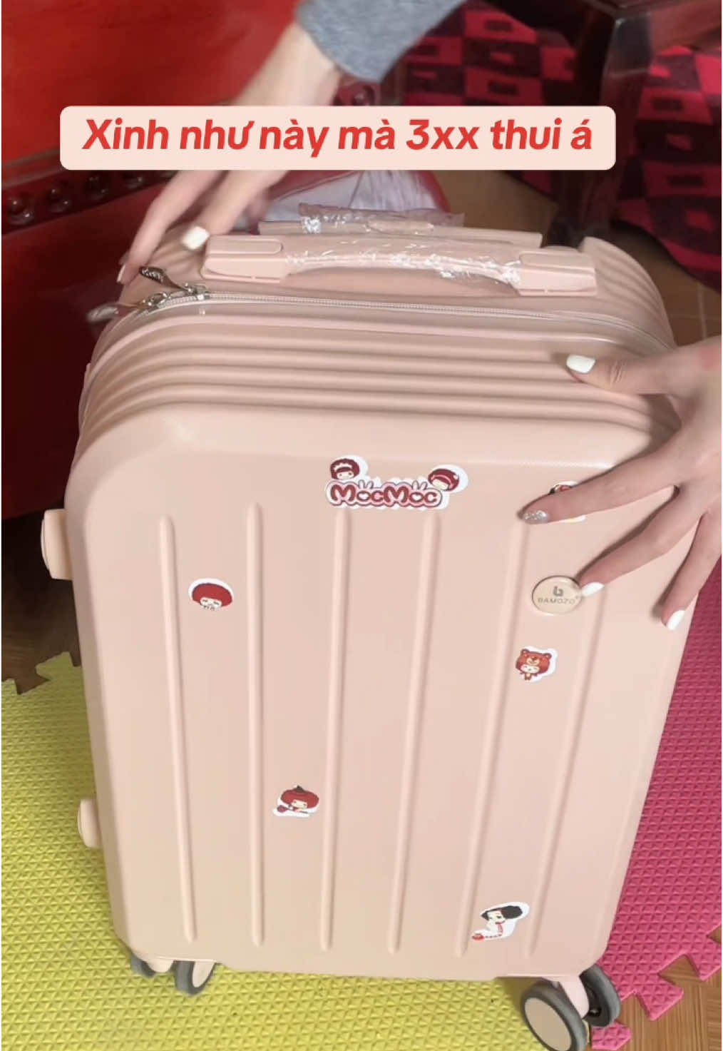 Được tặng cả bọc vali nữa 💯💯 #vali #tiktokshop #samtetbaovui #valibamozo #bamozo 