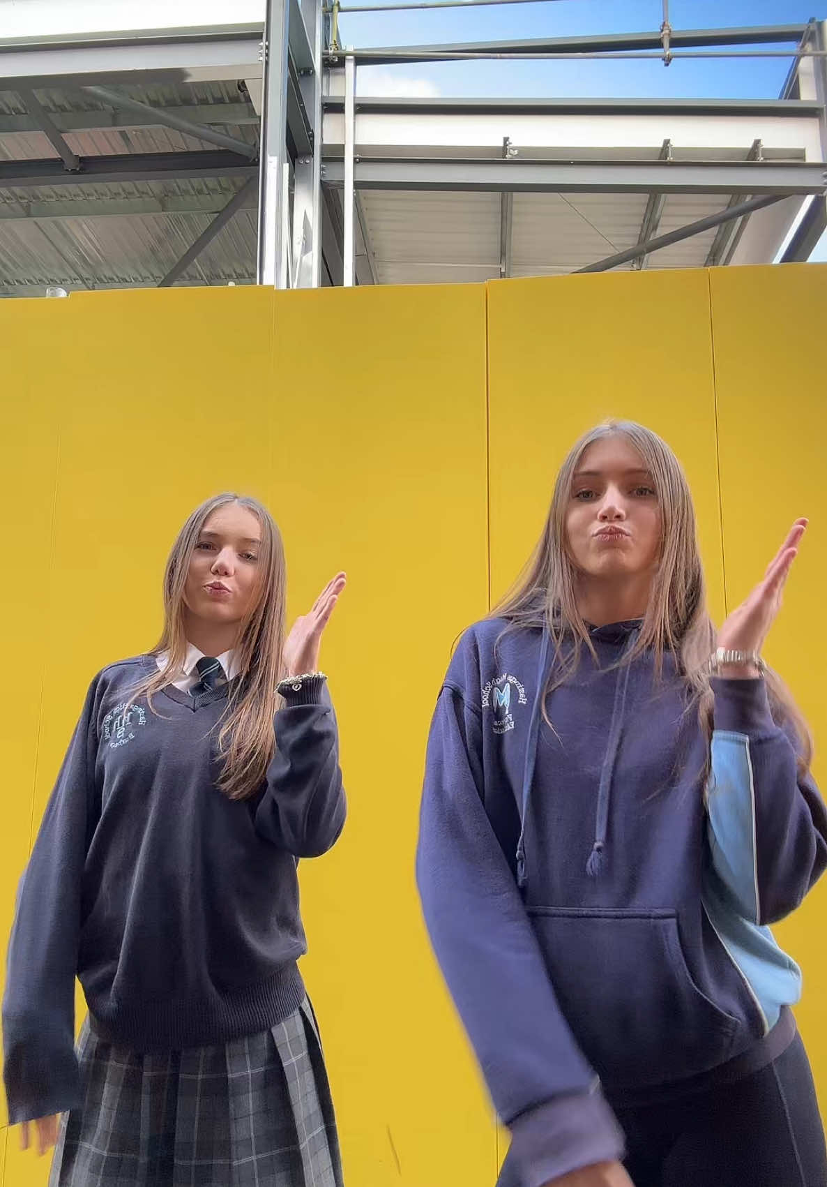 left: Sophie right: Izzy #twins #twinsoftiktok #bestfriend #ate #tiktokdance #blowup? #girlssupportgirls #girls #twin #dancersoftiktok 