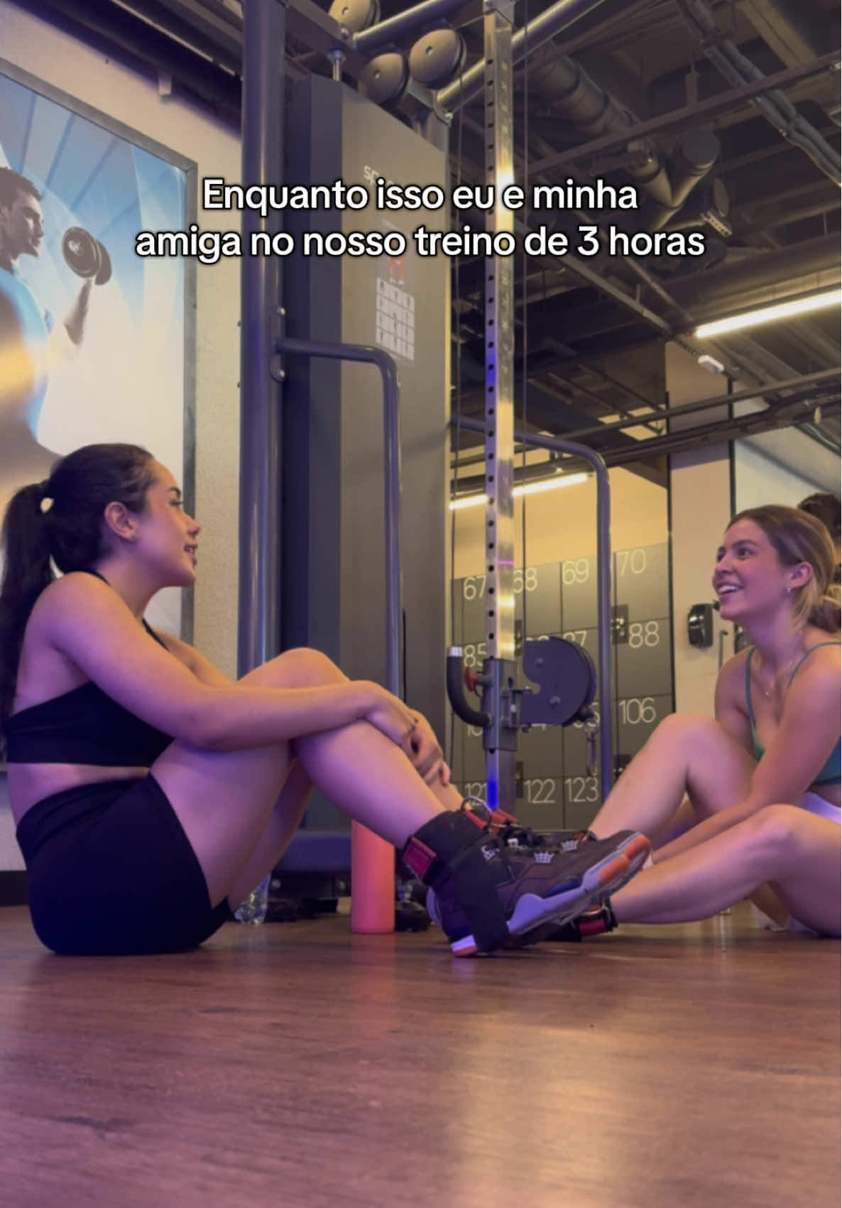 As 3 horas mais felizes do dia 🫶🏼 #treinofeminino #GymTok #goviral #gym #treino #academia #exerciciofisico #acad #viral #creatorsearchinsights 
