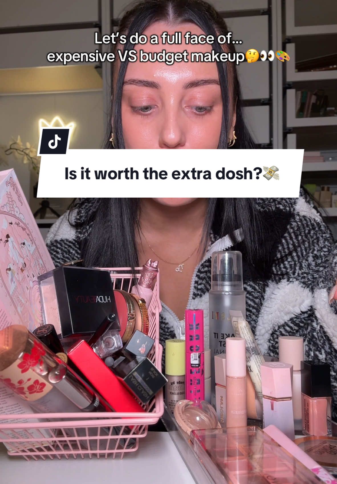 Replying to @𝓘𝓻𝓲𝓷𝓪 𝓒𝓱𝓮𝓷 IS HIGH END MAKEUP REALLY WORTH IT?🤨💸 Guess in the comments how much you think each side is💬🤭 #makeuptok  EVERYTHING USED: High End⬇️ @BPerfect Cosmetics Indestructi-brow Gel @Iconic London Triple Precision Brow  @Huda Beauty Concealer  @YSL Beauty Blush & Mascara @FlowerKnows 花知曉 Mermaid Eyeliner @PLOUISE Wish Eyeshadow Palette (from advent calendar) @Pat McGrath Labs Sublime Perfection Foundation (medium)  @Too Faced Chocolate Bronzer Stick & Hangover Primer @Rare Beauty Perfect Strokes Liner BUDGET⬇️ @nyxcosmetics_uk Lift & Snatch Brow Pen in Black @unicorn_cosmetics Brow Fluff @HNB Cosmetics Concealer 5N @Makeup Revolution True Icon Palette & Skin Silk @e.l.f. Cosmetics UK Ultra Black Liner @MaybellineUK Waterproof Firework Mascara @Catrice Cosmetics Ultra Precision Black Pencil Liner @thebeautycrop Avocado Primer @W7Makeup Bronze Cheeky Dip @SHEGLAM Liquid Blush