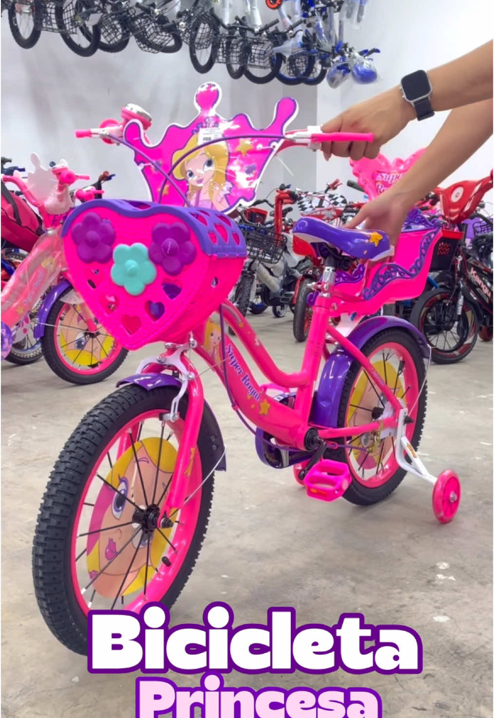 Nuevas bicicletas princesa 🐣 Disponible en Aro 12, 16 y 20 💖 #infantil #bicicletas #niña #beautiful #baby #jugueteria #babahoyo #skegui #envios #hazmeviral #guayaquil #quito #fyp #paratiiiiiiiiiiiiiiiiiiiiiiiiiiiiiii 