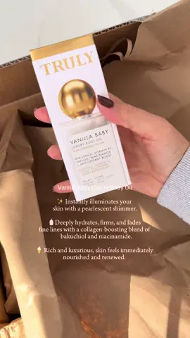 Heads WILL turn when you wear this 5 ⭐️ trio ✨😍  💜 Luxurious body routines 💜 Leaping Bunny certified 💜 Clean, vegan, and cruelty-free 💜 Adored by InStyle, Allure, Elle 💜 100,000+ happy customers ✨Firm, tight, glowy, hydrated skin ✨ Smell so good that heads WILL turn 👀 #trulybeauty #perfumetiktok #vanilla #vanillababy #tiktokshop @Truly Beauty #trio #fivestar #5star 