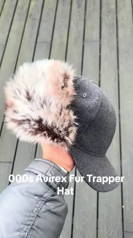 000s Avirex Fur Trapper Hat available on insta @ch_sells & depop @christianhopper #avirex #trapperhat #streetwear #fyp #winterfashion #swag 