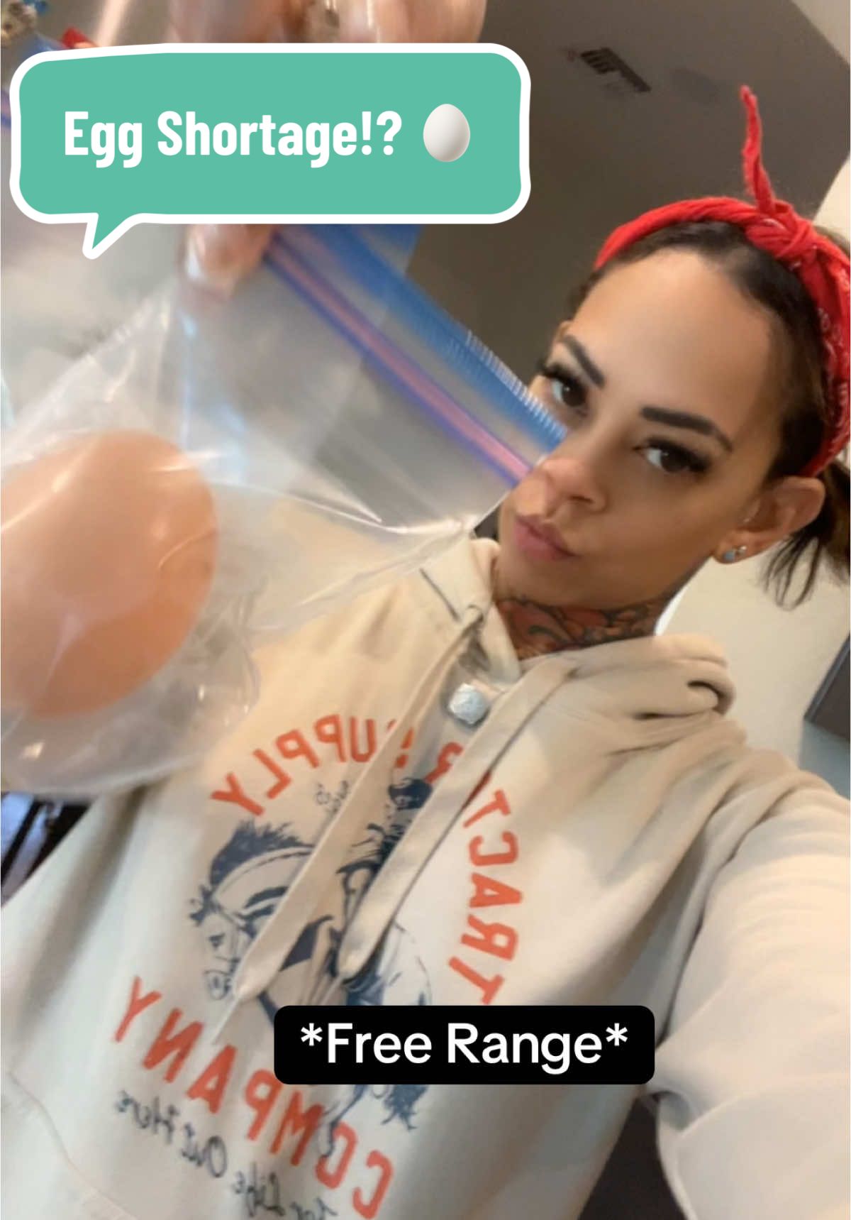 I do both 😘😂 ##EggShortage##NoEggs##FreeRange##CageFree
