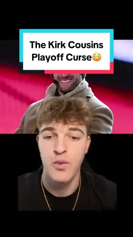 Will the Kirk Cousins curse continue?!?😳 #nfl #nflfootball #nflcontent #kirkcousinscurse #kirkcousins #playoffcurse #SuperBowl #eagles #chiefs #nflconvo 
