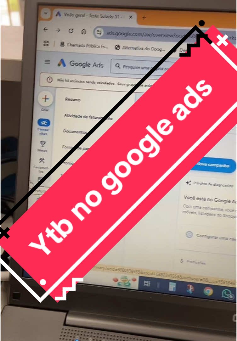 Como configurar o youtube no google ads. Como adicionar o ytb no google ads.