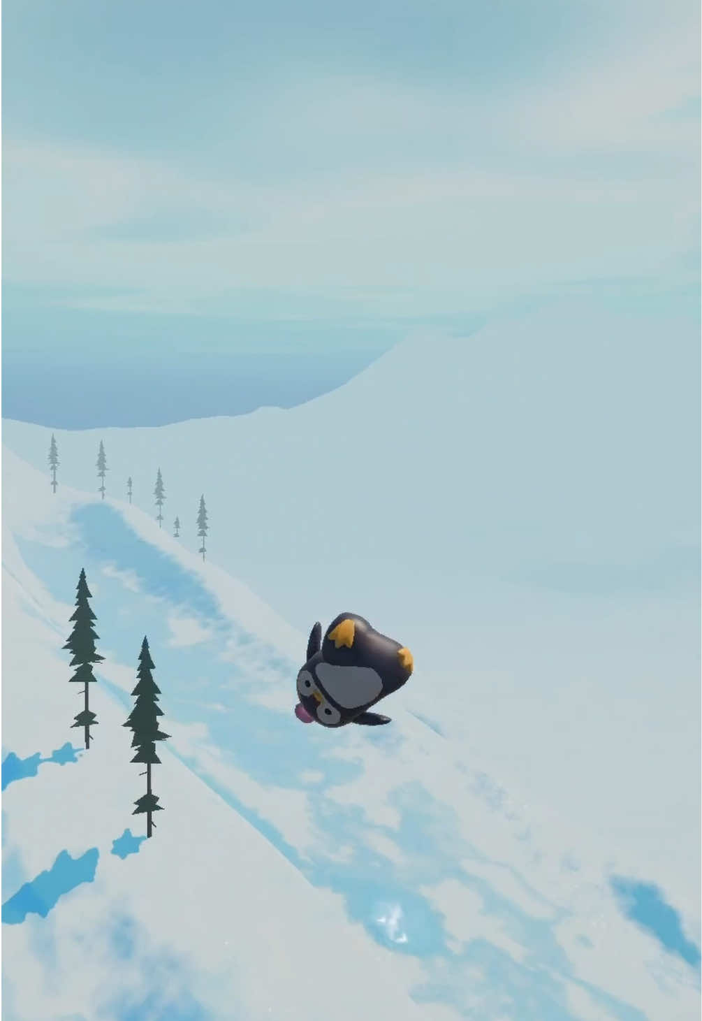 Foreshadowing? . . . #videogame #cute #animals #frog #ghibli #kawaii #sledding #winter #cozy #art #game #friend #chibi #ski #snowboard #skiresort #penguin #foreshadowing #funnymoments #funny #fyp 