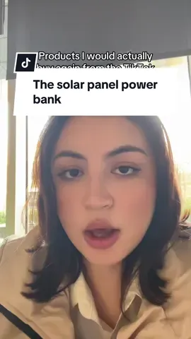This thing is actually a life saver #solarpanel #powerbank #tiktokshopfinds #tiktokshopdeals #charger #iphone #techtok 