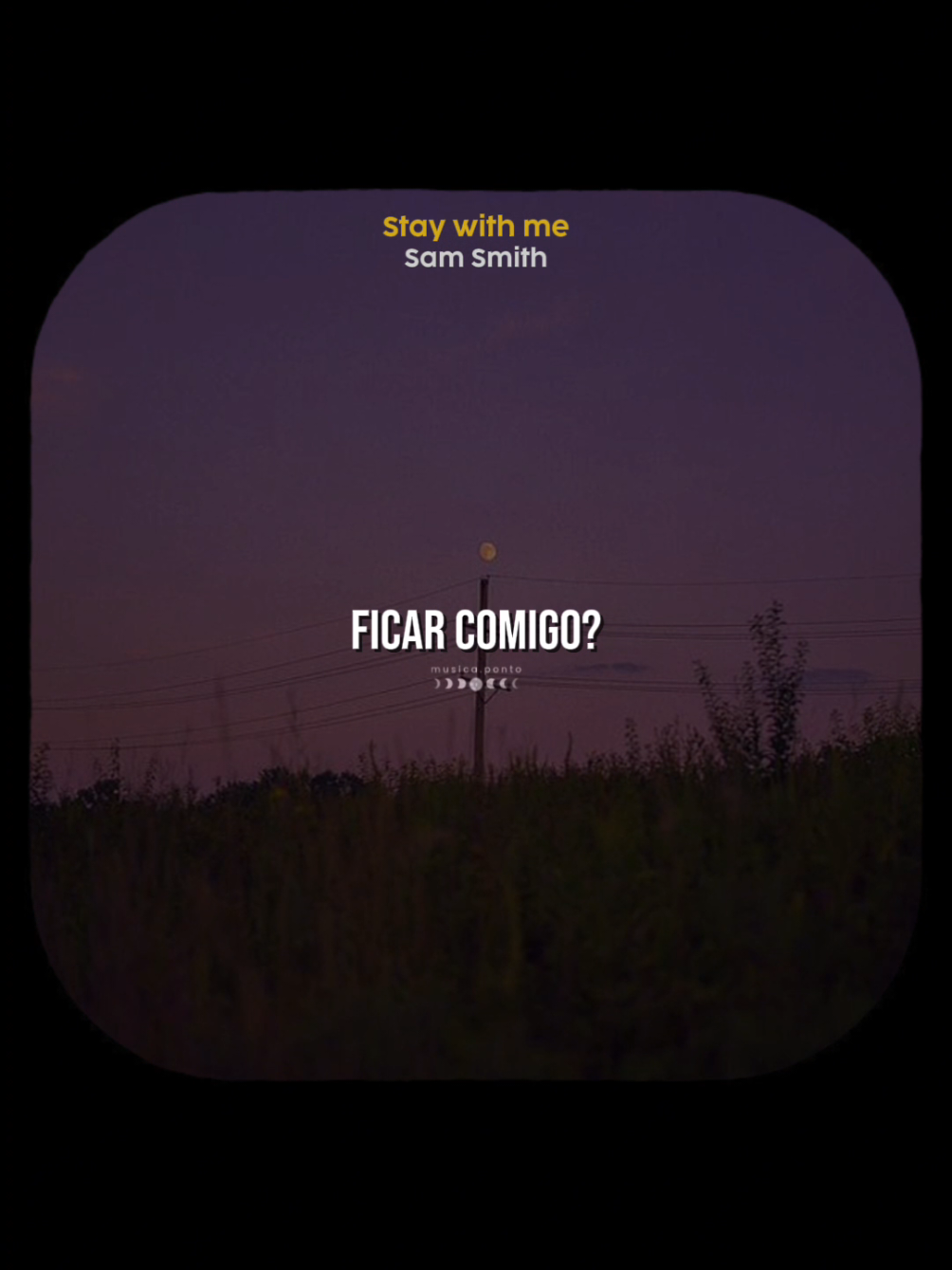 Stay with me - Sam Smith #trechosdemusicas #musicaponto #tradução #samsmith #staywithme 