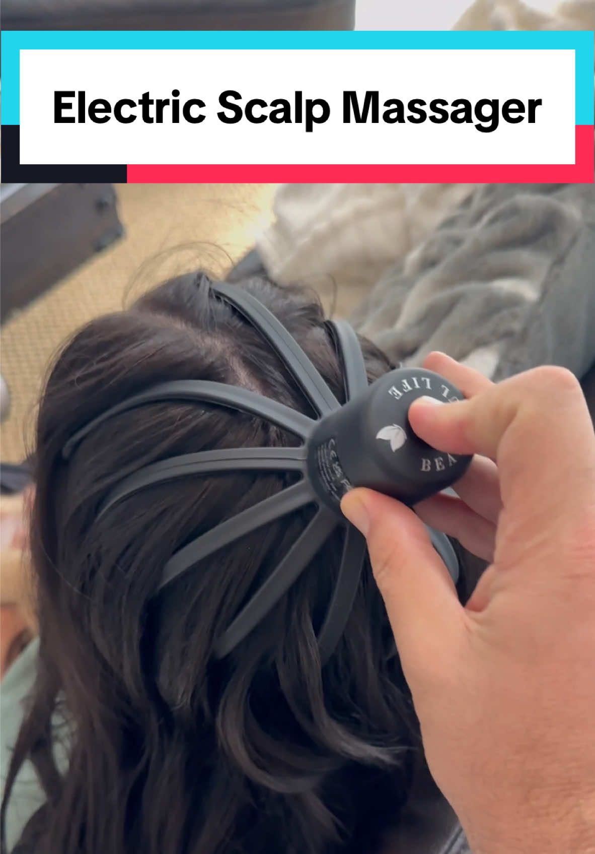 This electric scalp massager feels so amazing! it would be a perfect gift or grab one for yourself and take your relaxation and stress relief to the next level! #massagetherapy #headmassage #massager #relax #StressRelief #selflove #SelfCare #tiktokshopfinds #giftsforher #giftsforhim #giftidea 