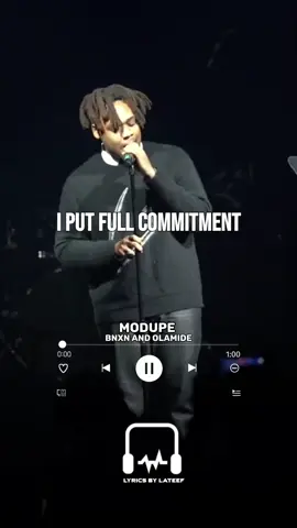 Modupe (Lyrics) Bnxn and Olamide 🎶♥️#modupe #lyrics #bnxn #olamide #lyricsbylateef #fyp #afrobeats #liveperformance #throwbacksongs #viral #foryoupag