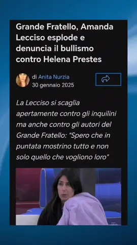 Amanda in difesa di Helena - GF 2024 #grandefratello #gf #grandefratello2024 #grandefeatello24 #gf2024 #gf24 #helenaprestes #helena #amanda #amandalecciso #programmitv #realityshow #reality 