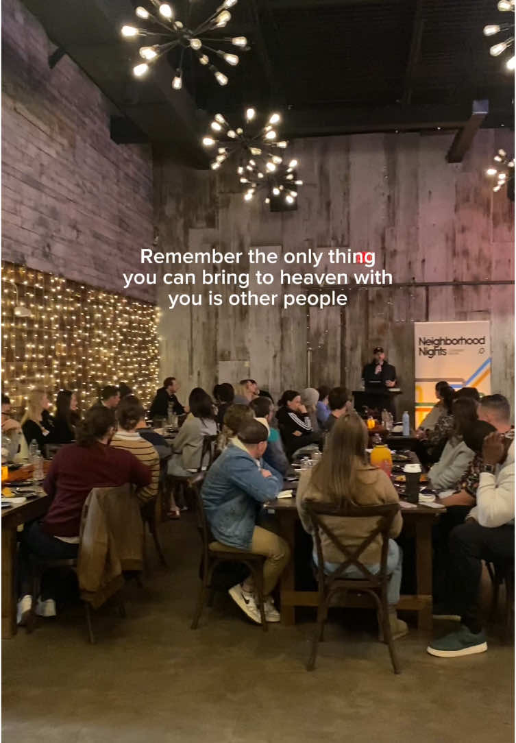 What a blessing it is that God doesn't need us, but uses us to make Him known anyway. Whether it’s setting up chairs, welcoming someone in the door, opening your Bible with someone for the first time, or just showing up faithfully, each moment is a privilege. God desires to use broken people like you and me. Don’t miss out on the joy of being used by Him, even in the little things! Who are you bringing to heaven with you? #faith #heaven #christian 