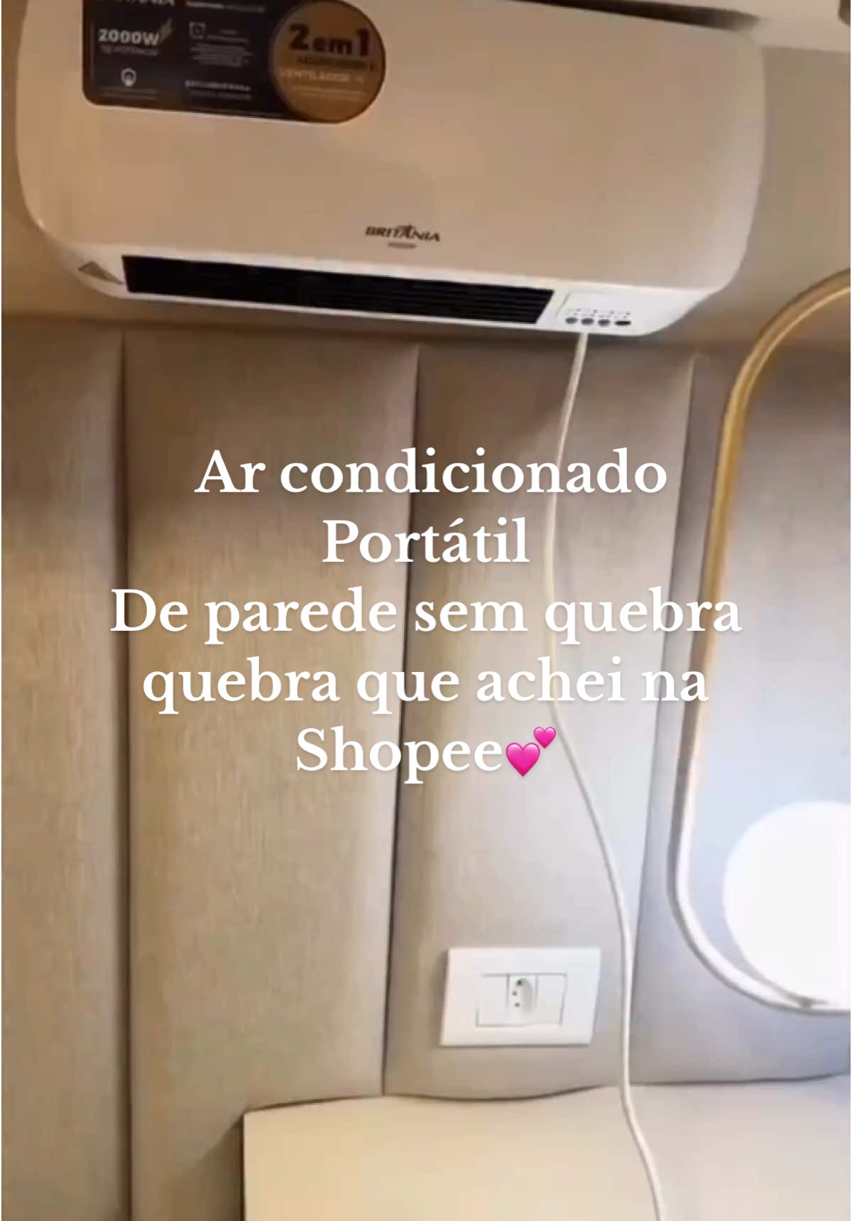 #arcondicionado #aquecedorportatil #calor #verao #acheinashopee 