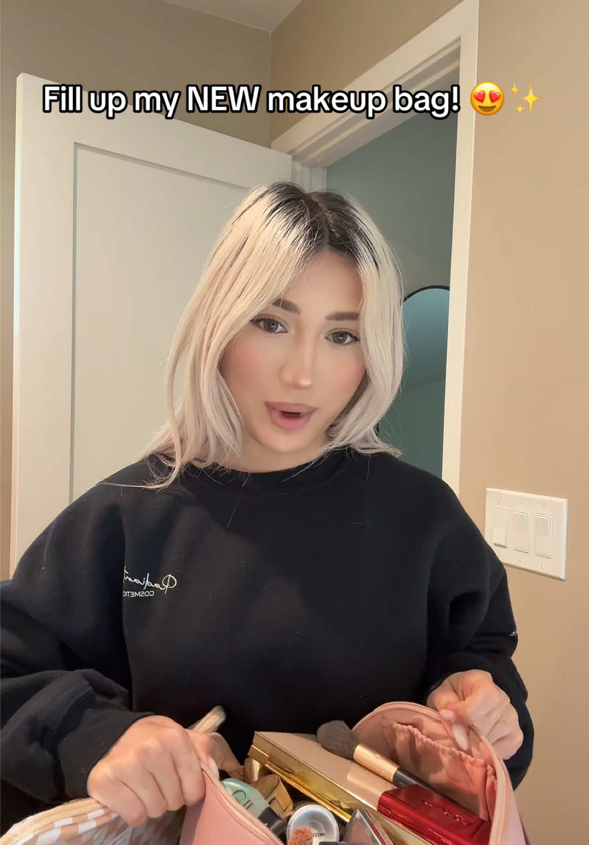 This was sooo fun to film lol 🤪💄 #fyp #fypage #makeup #makeupbag #beauty #BeautyTok #organizing #foryoupage  