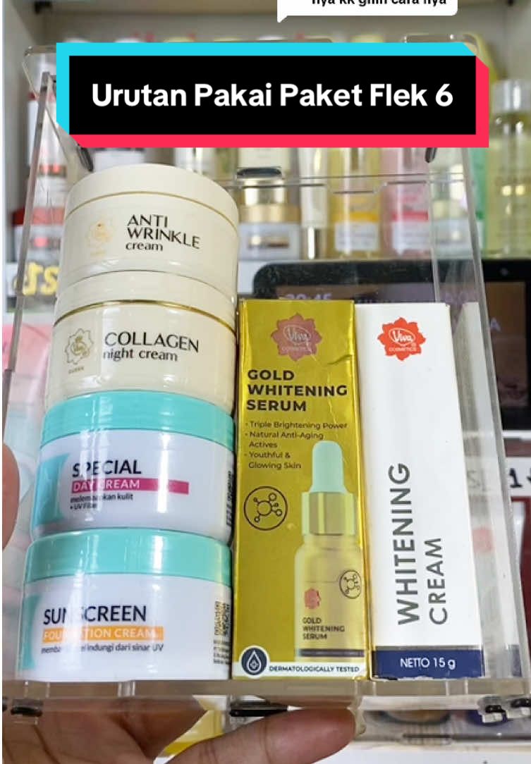 Membalas @bungapurwasari urutan pakainya seperti ini kak  Cek keranjang kuning dikiri bawah ya  #vivacosmetics #vivaskincare #fyp #vivacosmeticsindonesia #flekhitam 