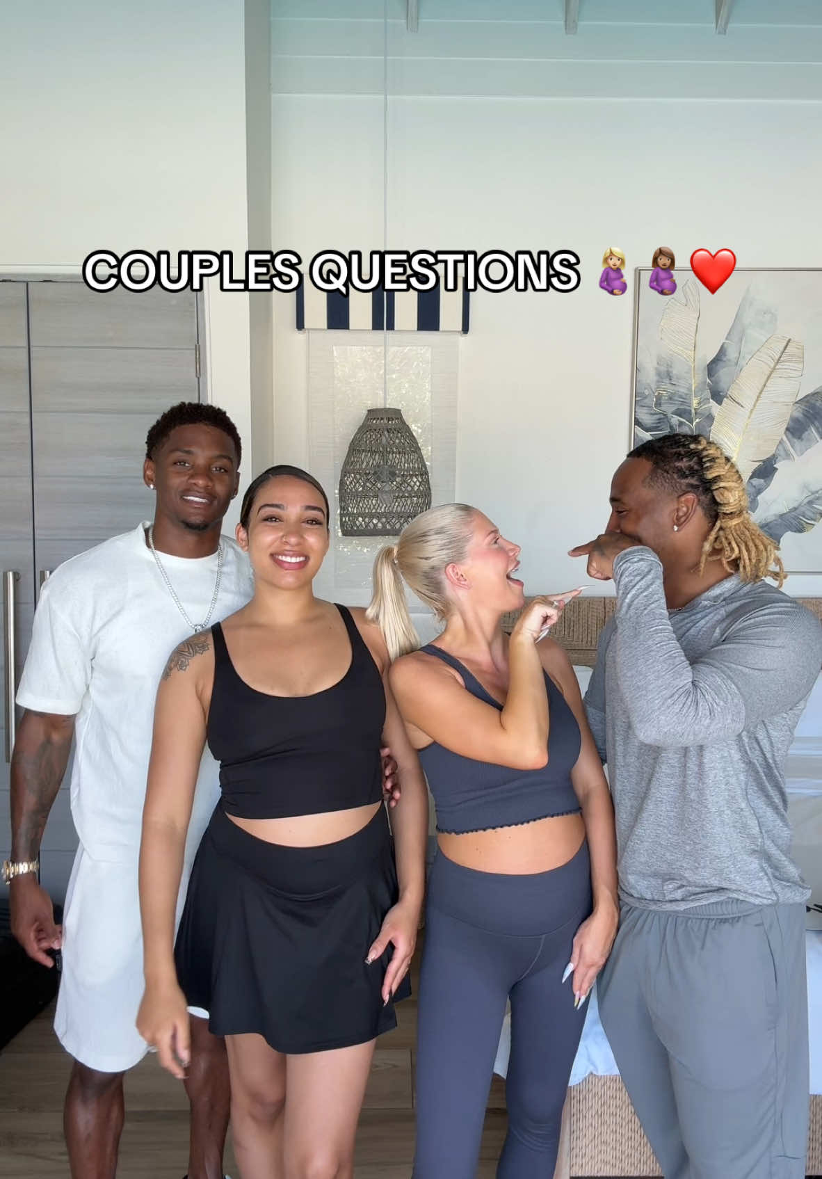 Couples questions w/ cool parents 🤰🏼🤰🏽 #charlesandalyssa #couples #Love #pregnant #rissandquan @Rissa Quan 