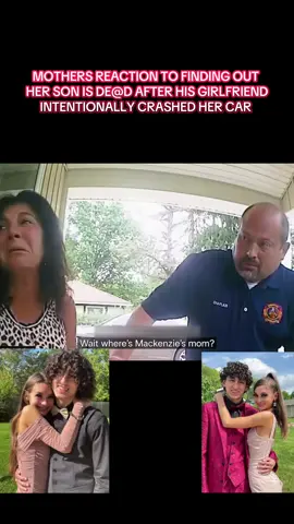 Mackenzie Shirilla, who was 17 at the time of the crásh, was found guilty in 2023 of the m*rders of her boyfriend Dominic Russo and friend Davion Flanagan. Mackenzie intentionally crashed her car going 100 mph after getting into an argument with her boyfriend. #bodycam #grief #policebodycam #mackenzieshirilla #DominicRusso #DavionFlanagan 